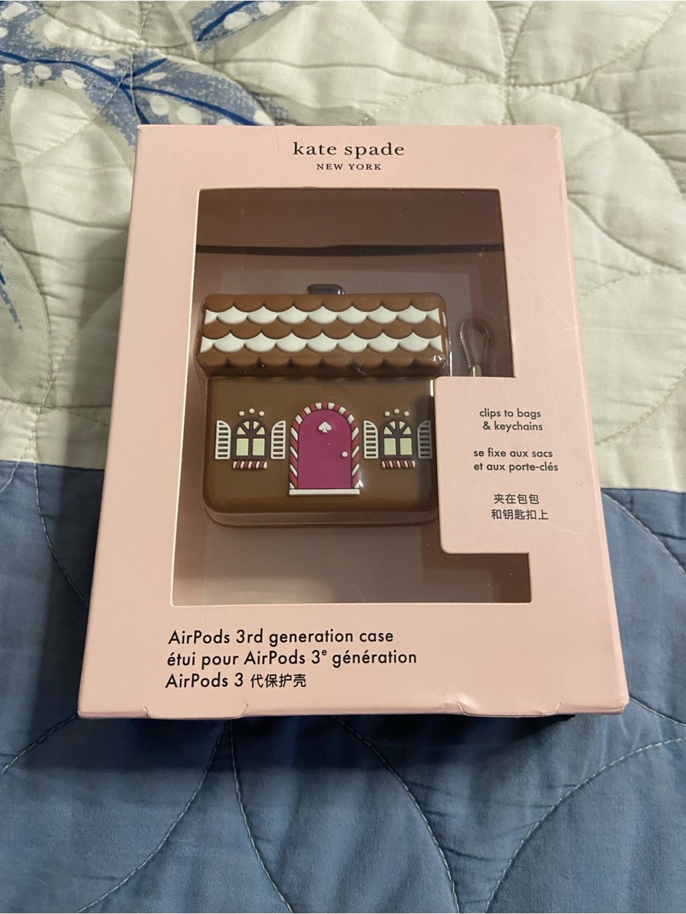 KATE SOADE 3rd-Generation GINGERBREAD AirPods Case